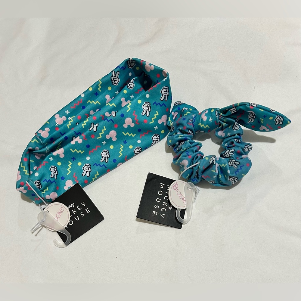 Proceeds go to Charity! BBBrooke Disney Headband and Scrunchie
